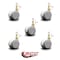 Service Caster 2 Inch MRI Safe Casters, 12mm Threaded Stem, Set of 5, 5PK SCC-TS02S50-TPR-GRY-M12X22-MRI-5 - alternate 3